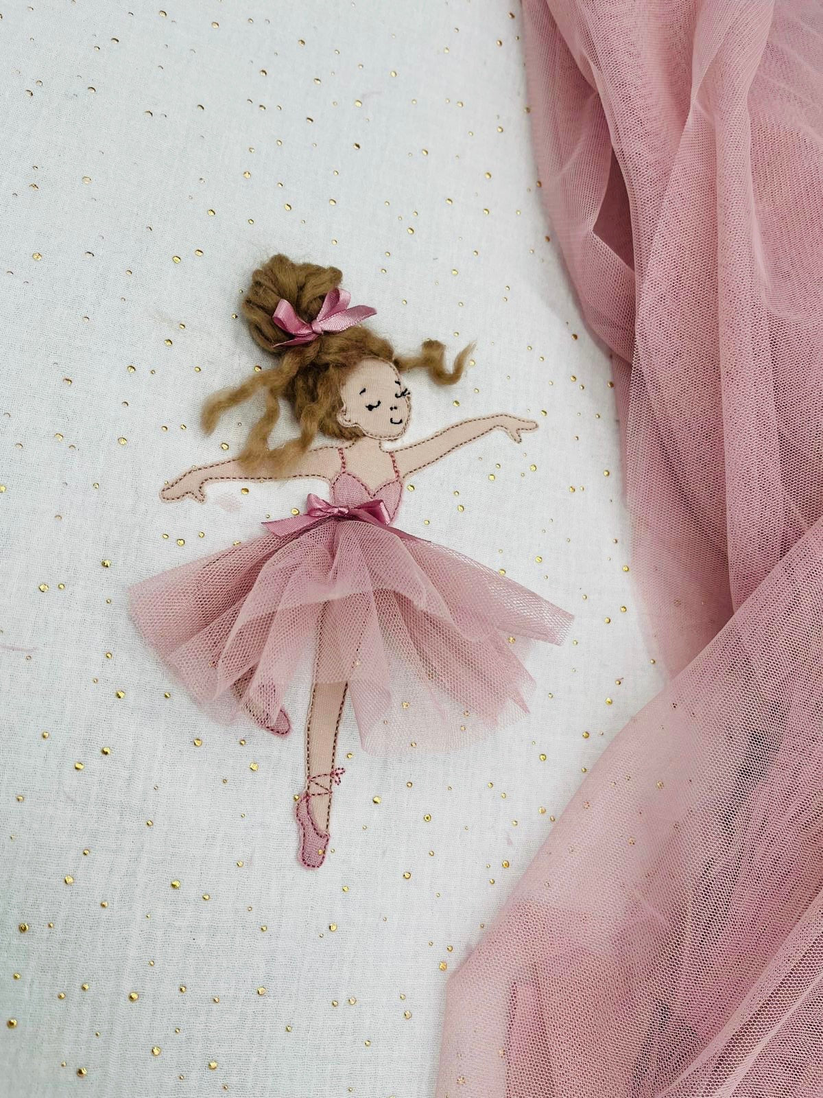 Schultüte - Ballerina (altrosa)