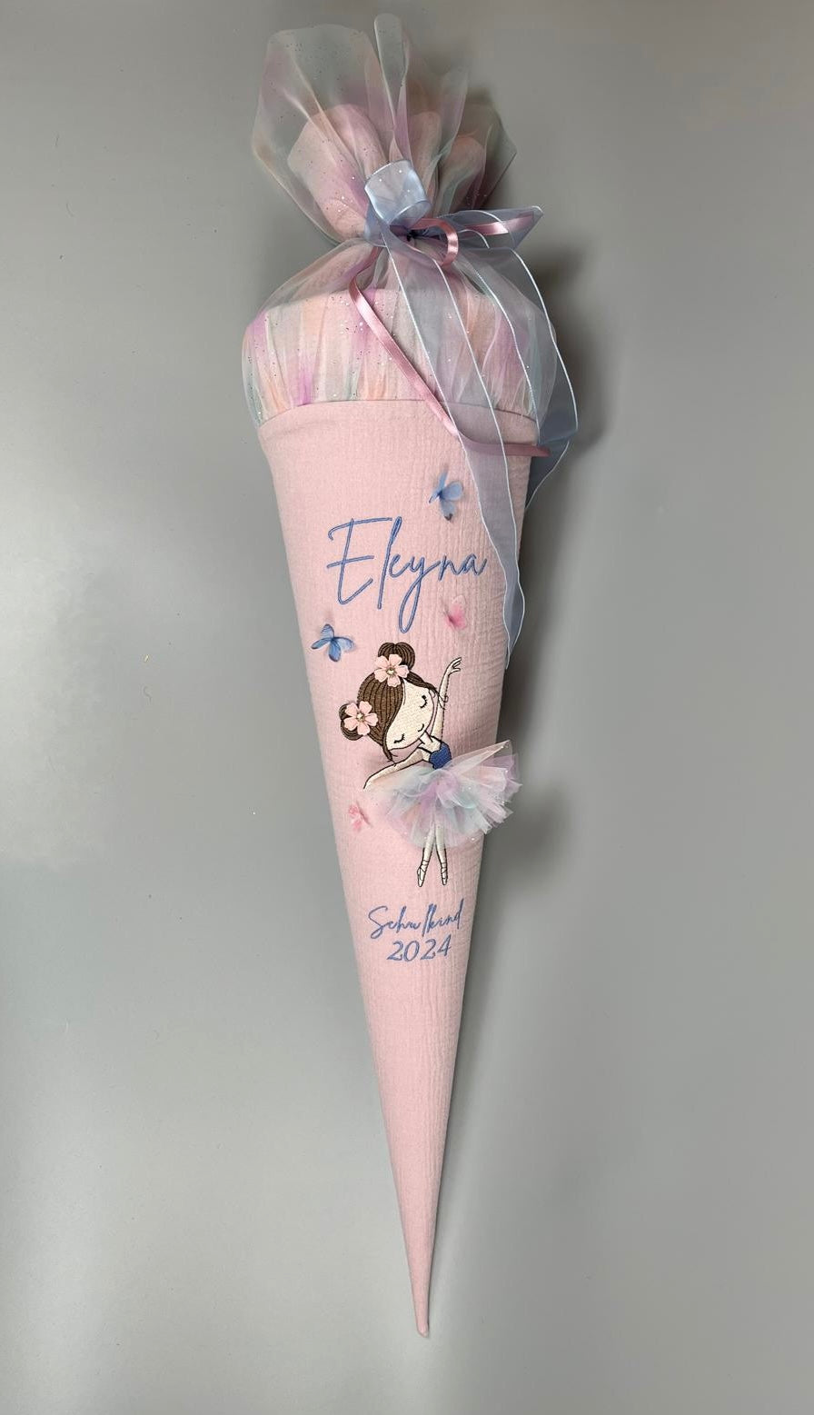 Schultüte - Ballerina (Regenbogen)