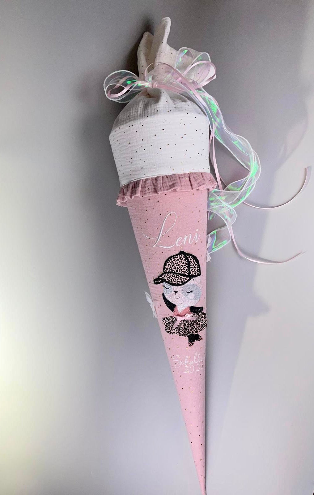 Schultüte - Panda Ballerina mit Kappe