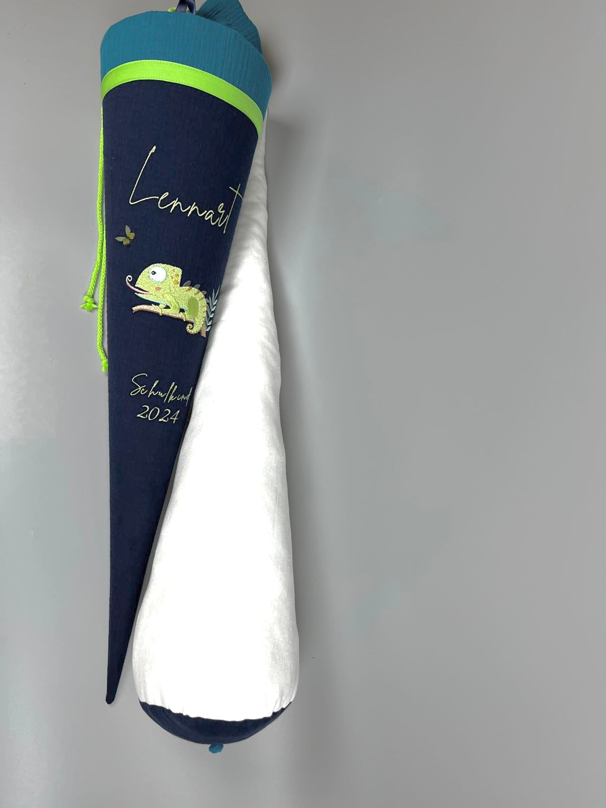 Schultüte - Chamäleon (blau)