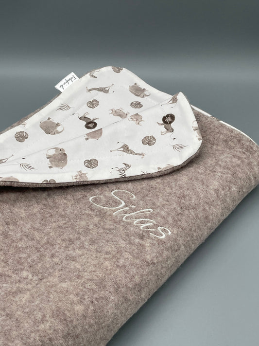 Baby-/Kinderdecke 100 % Wollfleece