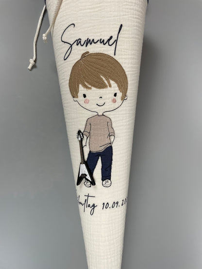 Schultüte - Junge mit E-Gitarre