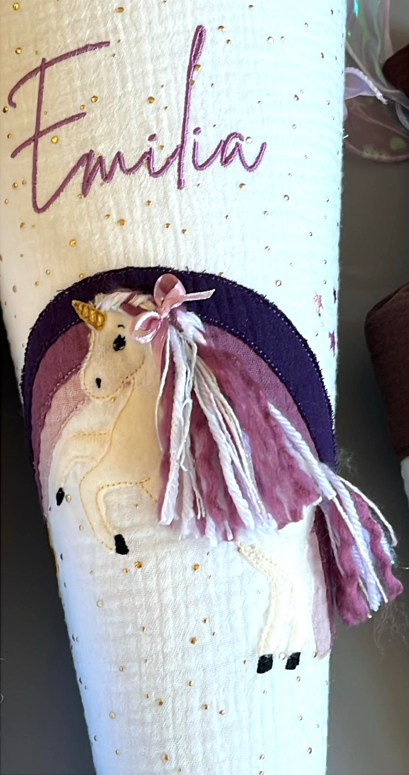 Schultüte - Einhorn mit Regenbogen